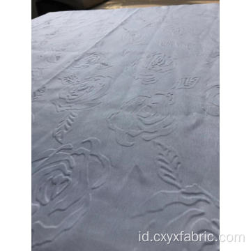 polyester 3d emboss fabric rose desain